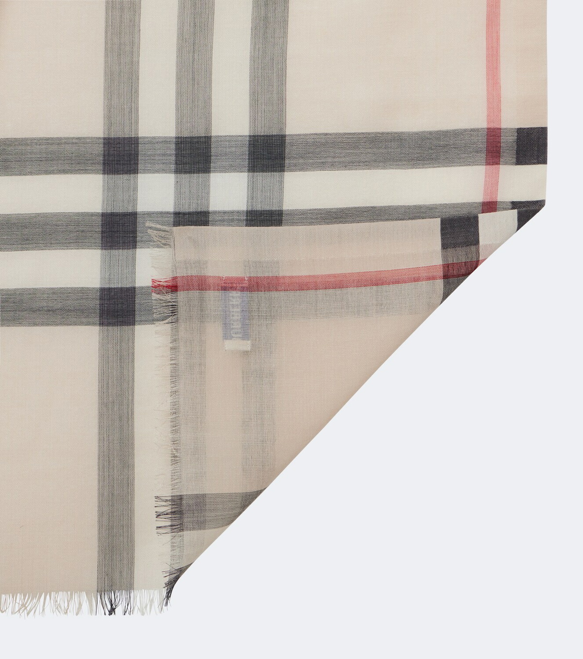 Burberry Burberry Check wool and silk scarf