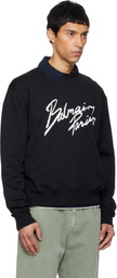 Balmain Black 'Balmain Paris' Sweatshirt