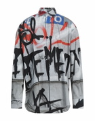 Vetements Mens Shirt in Grey
