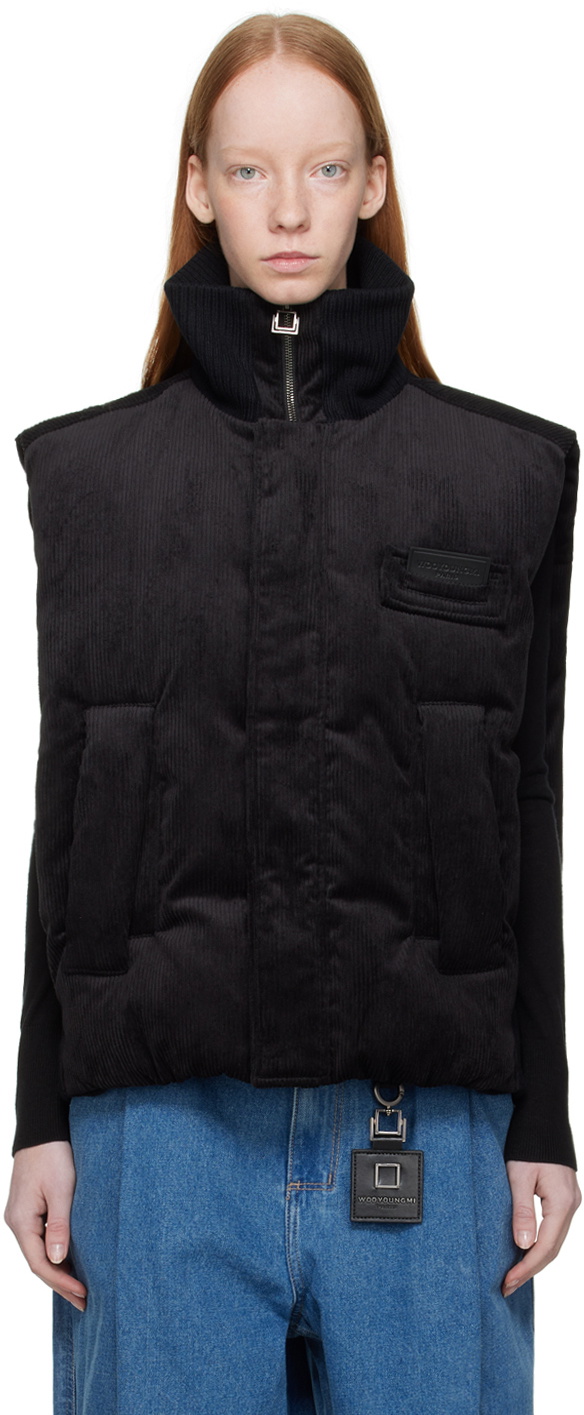 Wooyoungmi Black Down Vest