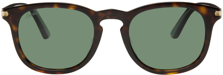 Photo: Cartier Tortoiseshell Round Sunglasses