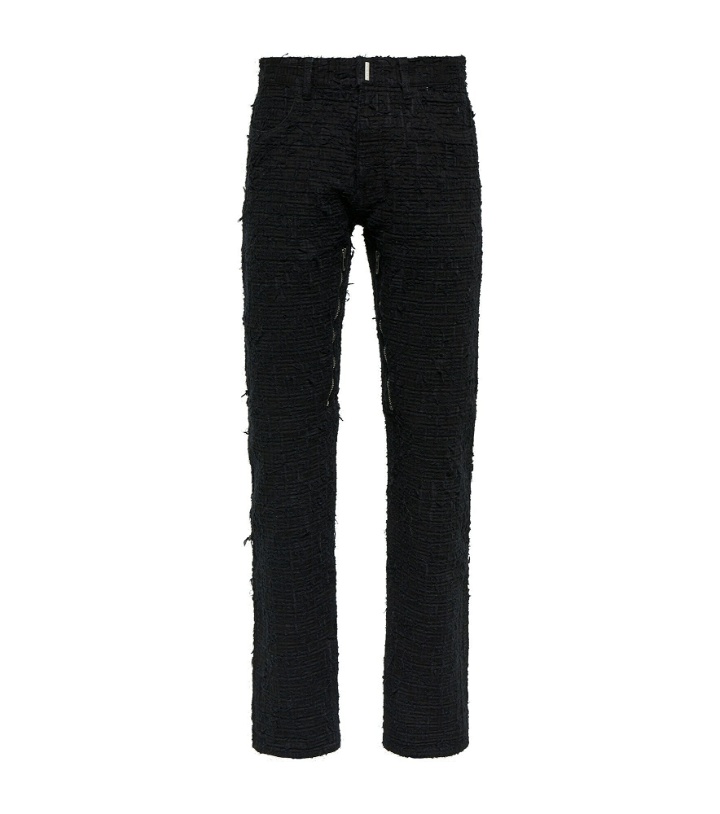 Photo: Givenchy - 4G distressed slim jeans
