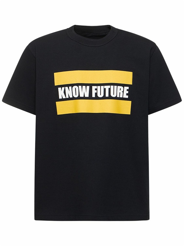 Photo: SACAI - Know Future Printed T-shirt