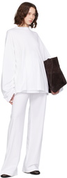 MARIE ADAM-LEENAERDT White Classic Trousers