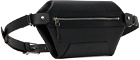 Dunhill Black 1893 Harness Belt Messenger Bag