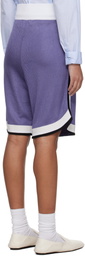 Wales Bonner Purple Rio Shorts