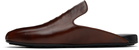 Bottega Veneta Brown Roma Slippers