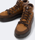 Bogner Antwerp leather and suede lace-up boots
