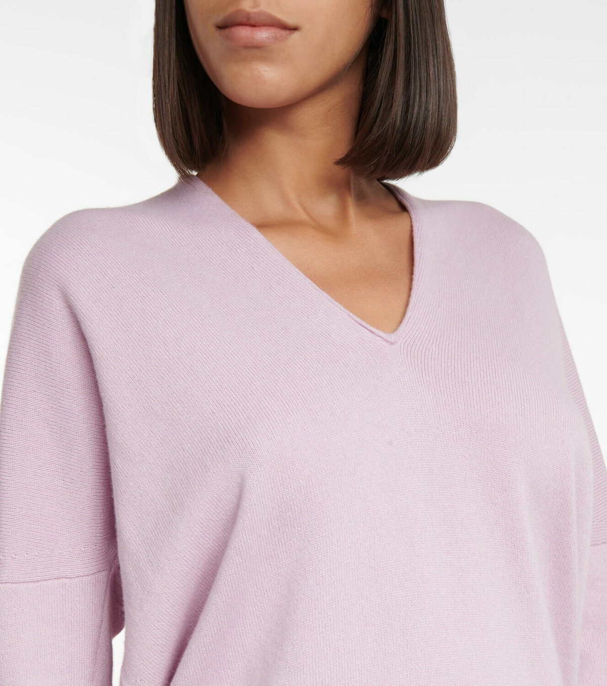 Tom Ford Ribbed Long Sleeve V-Neck Sweater