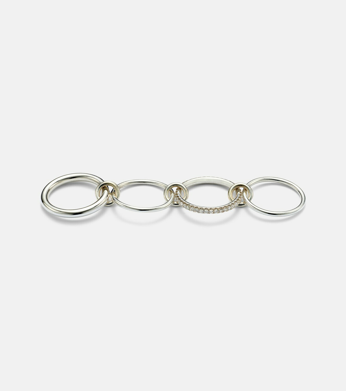 Spinelli Kilcollin Nimbus sterling silver ring with diamonds