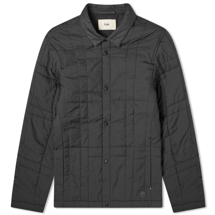 Photo: Folk Quilted Grid Jacket