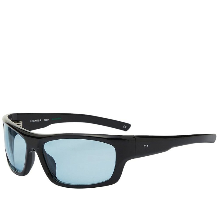 Photo: Lexxola Neo Sunglasses in Black/Blue