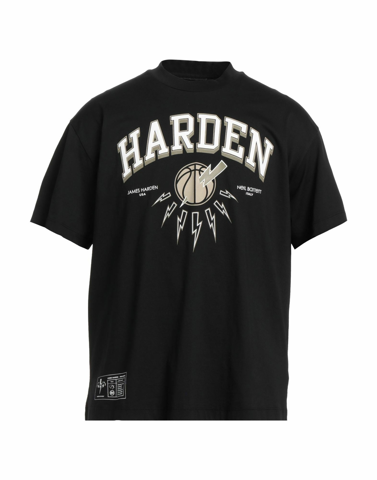 Neil Barrett Mens T-shirt in Black