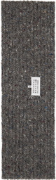 Maison Margiela Gray Virgin Wool Scarf