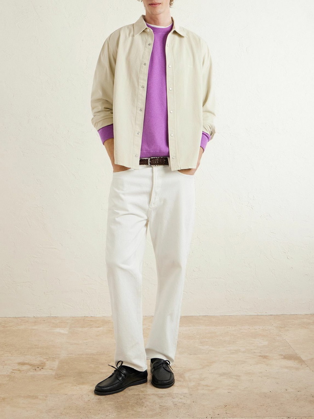 Photo: Massimo Alba - Cashmere Sweater - Purple
