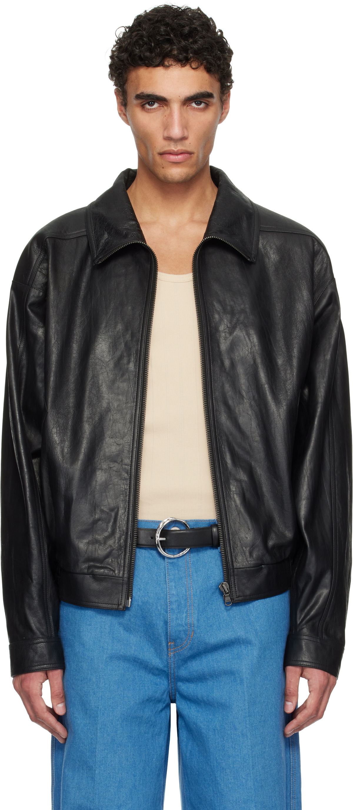 [RECTO] / ☆ 25SS VINTAGE WASHING LEATHER CHORE JACKET RECTO Beige Vintage Washing Leather Chore Jacket Recto