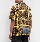 Cav Empt - Noise Oversized Shell-Appliquéd Printed Cotton Shirt - Yellow