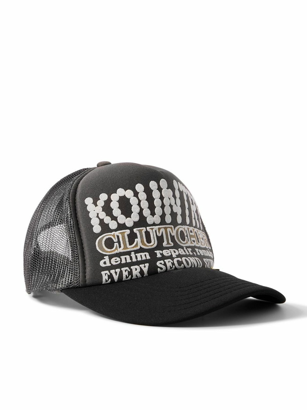 Photo: KAPITAL - Pearl Clutcher Printed Canvas and Mesh Trucker Cap