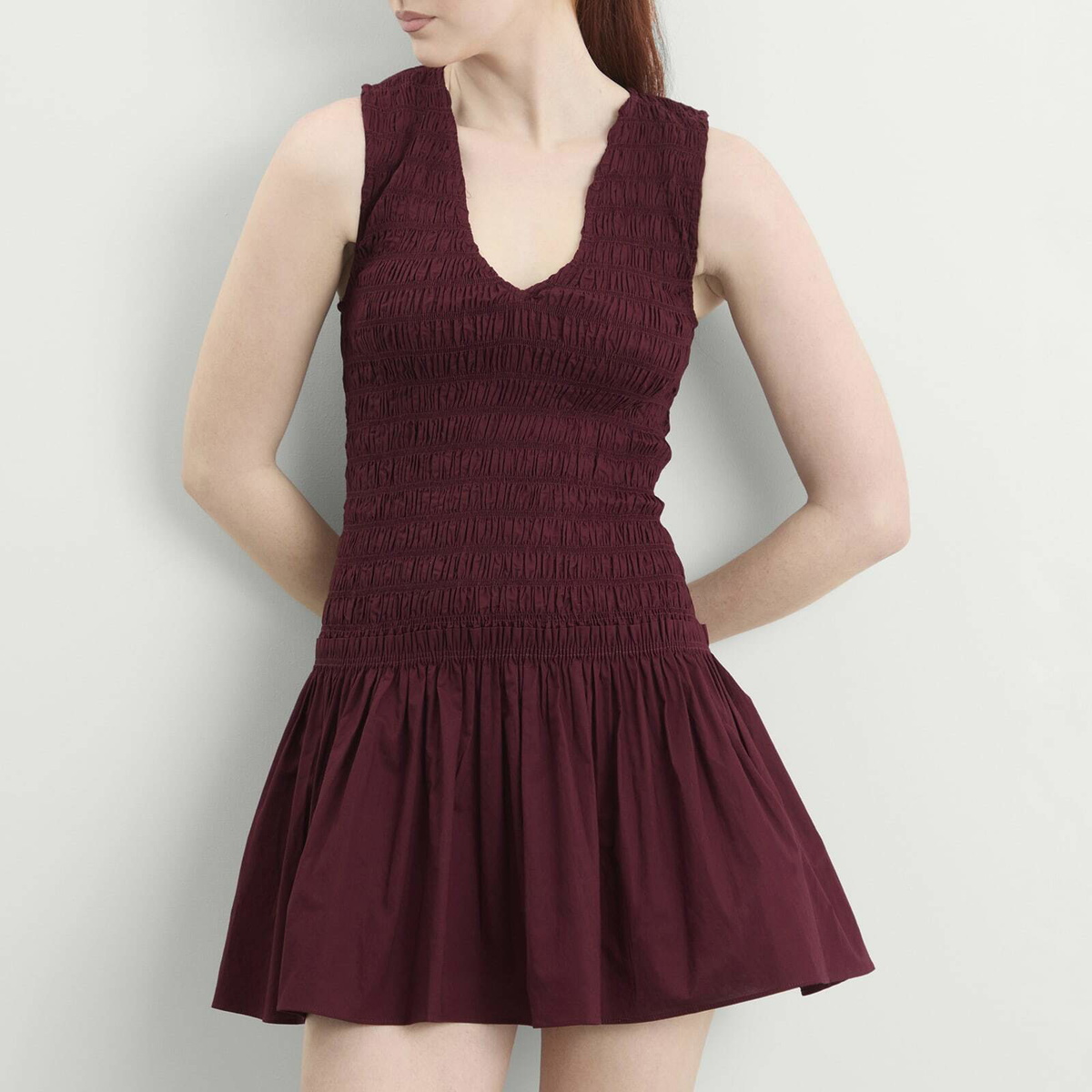 Faithfull The Brand Women's Palomar Mini Dress in Mulberry