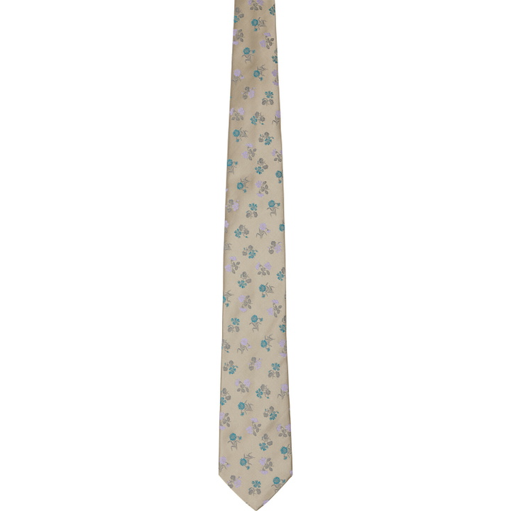 Photo: Dries Van Noten Beige Floral Tie