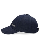 A.P.C. Men's FRGMT. Rabbit Baseball Cap in Indigo