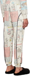 Eckhaus Latta Off-White Printed Lounge Pants