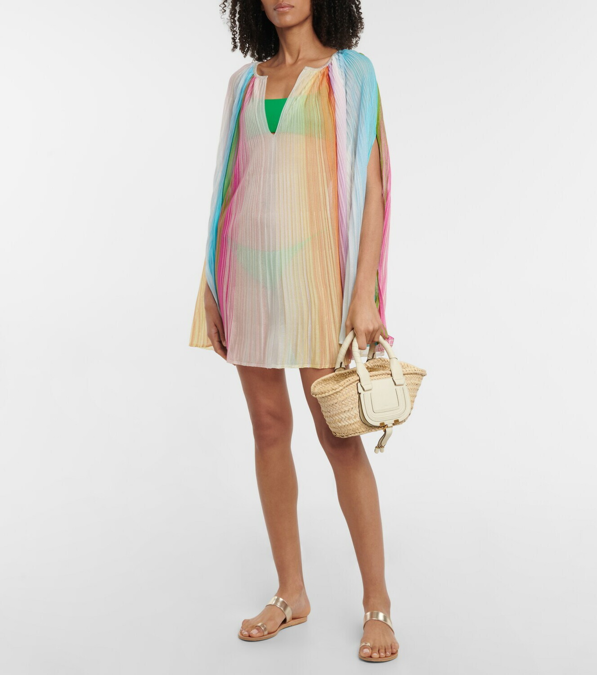 CREW NECK SHORT KNITTED KAFTAN MARE MYSTIQUE main image 0