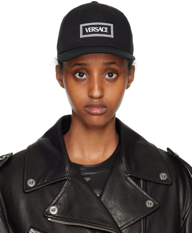 Photo: Versace Black Embroidered Cap
