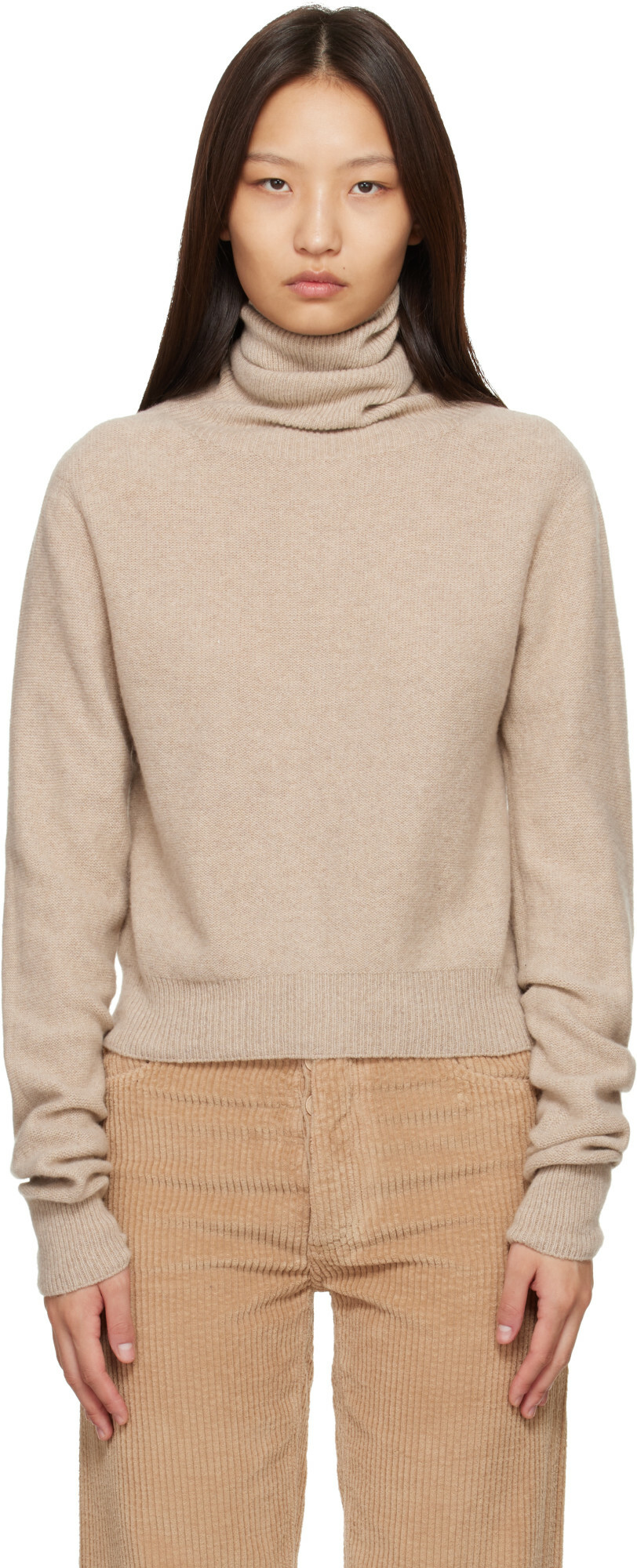Baserange Tan Tier Turtleneck
