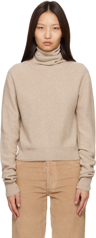Photo: Baserange Tan Tier Turtleneck