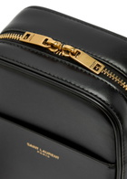 Saint Laurent Dailycase Logo Leather Cross-body bag - Black - One Size