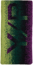 Y/Project Green & Purple Gradient Scarf