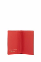 COMME DES GARCONS WALLET leather compact wallet Red
