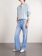 ssstein - Merino Wool Polo Shirt - Blue