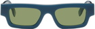 RETROSUPERFUTURE SSENSE Exclusive Blue Colpo Sunglasses