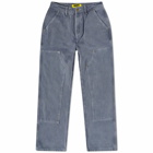 Butter Goods Men's Washed Canvas Double Knee Pant in Slate
