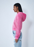Alexander Wang Logo Motif Zip-Up Sweatshirt