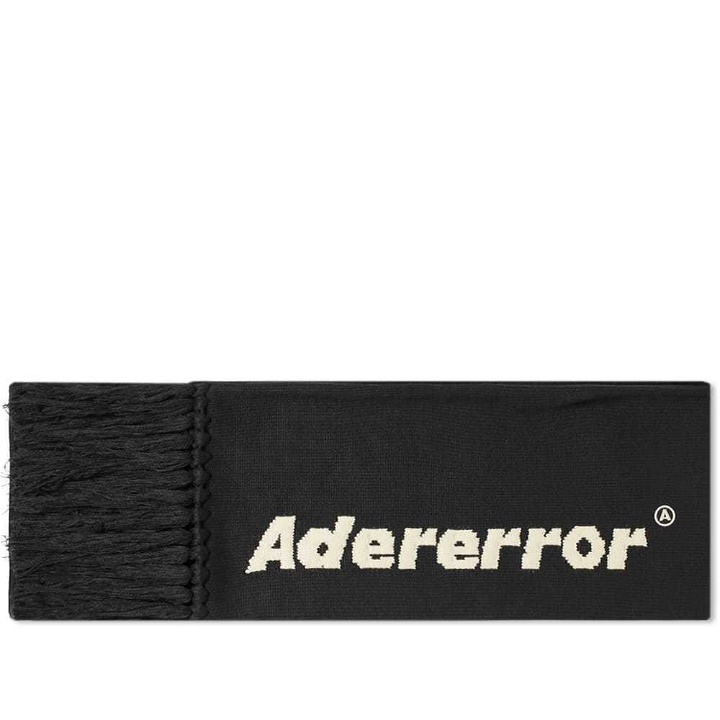 Photo: ADER error Fringe Text Logo Scarf