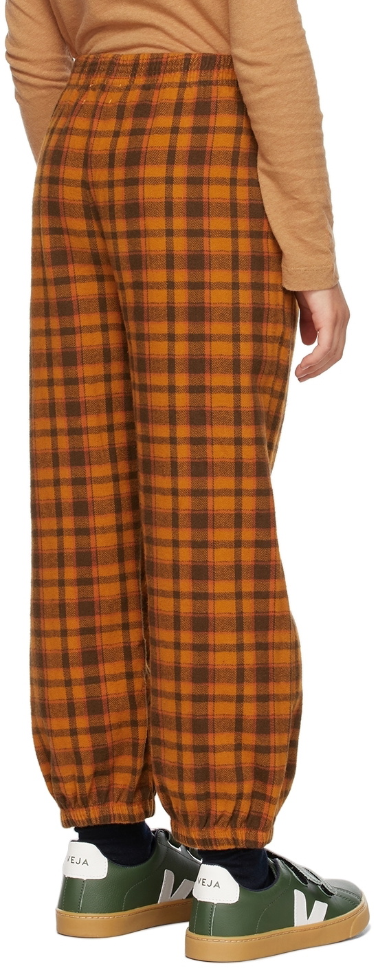 Kids Boy's Check Trouser with Knot Waist