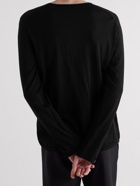 Comme des Garçons SHIRT - Christian Marclay Intarsia Wool Sweater - Black