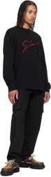 Givenchy Black Regular Long Sleeve T-shirt
