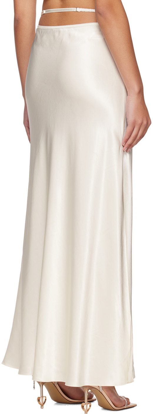 Anna October Off-White Simonett Maxi Skirt