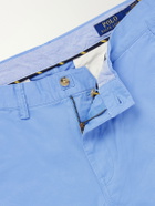 Polo Ralph Lauren - Straight-Leg Cotton-Blend Trousers - Blue