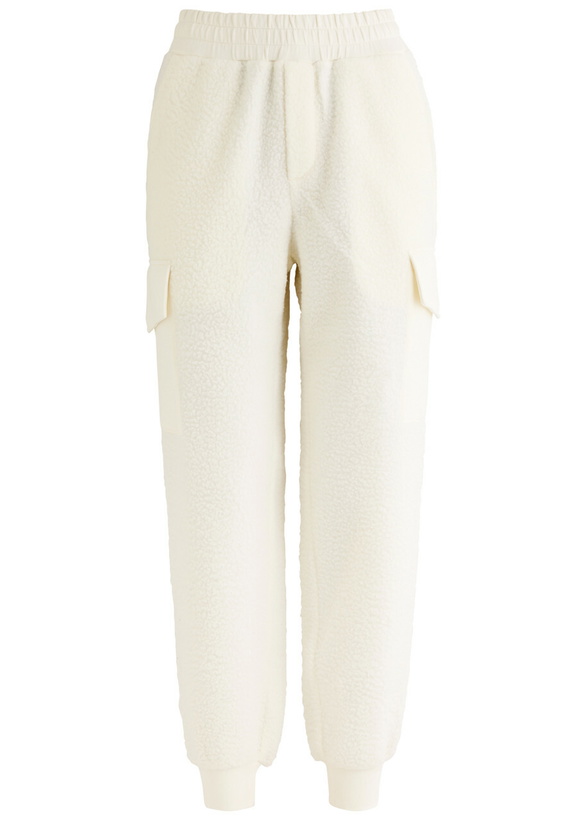 Photo: Varley Samson Jersey and Fleece Sweatpants Cream