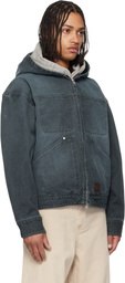 WOOYOUNGMI Gray Hood Dyed Jacket