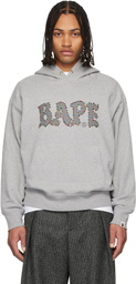 BAPE Gray Color Stone Hoodie