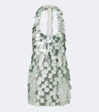 Retrofête Briggs sequined halterneck minidress