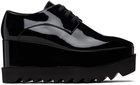 Stella McCartney Black Limited Edition Elyse Monochrome Platform Derbys