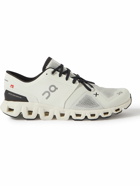 ON - Cloud X3 Rubber-Trimmed Mesh Running Sneakers - Neutrals