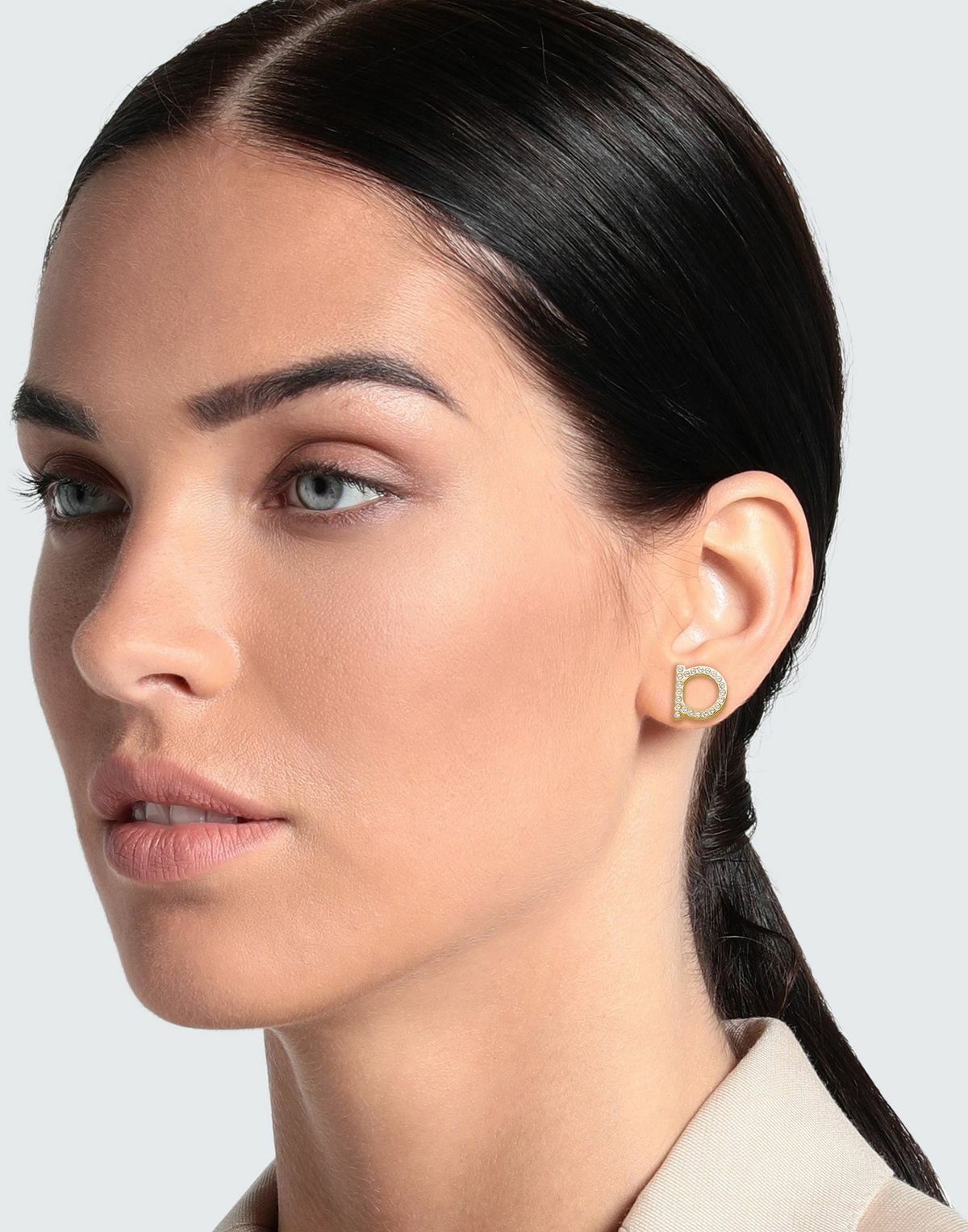 Ferragamo Womens Single Earring in Gold